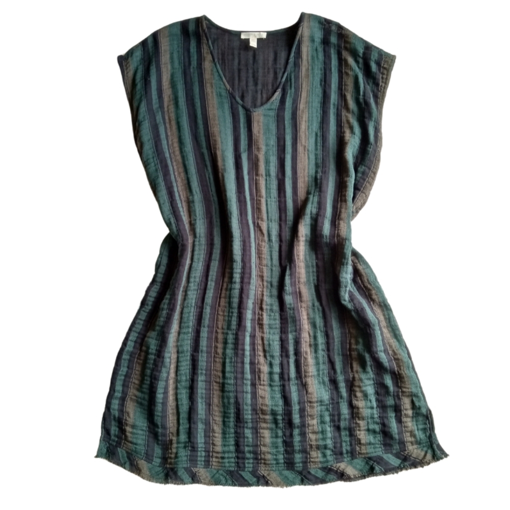 EILEEN FISHER Caftan Tunic Coverup - Picture 2 of 9